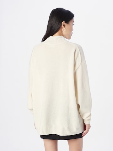 WEEKDAY Sweter w kolorze biały