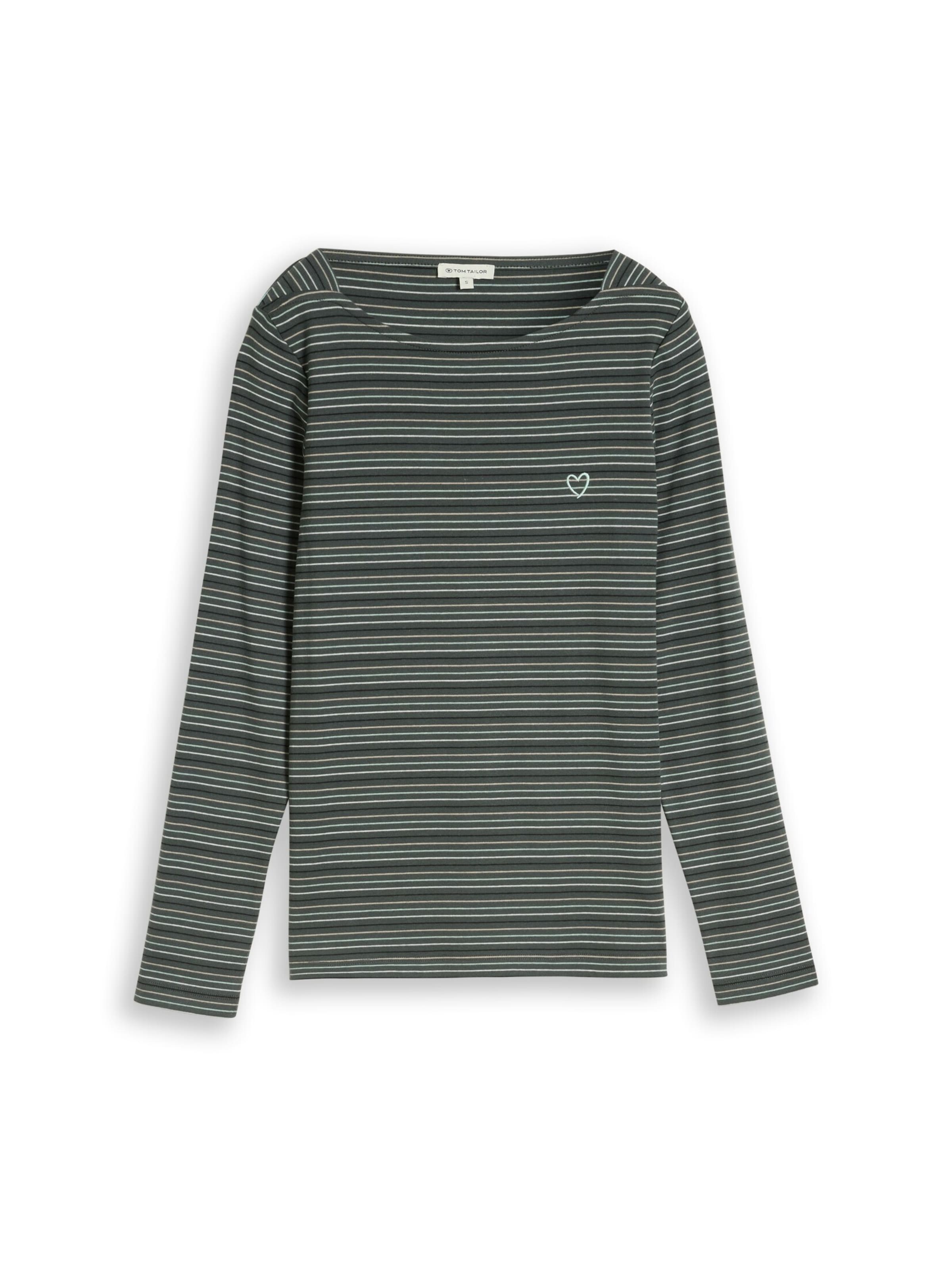 TOM TAILOR Shirt in Grün: Vorderseite