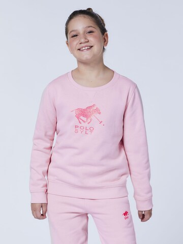 Polo Sylt Sweatshirt in Pink