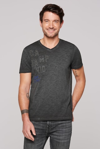 CAMP DAVID - Camiseta en negro: frente