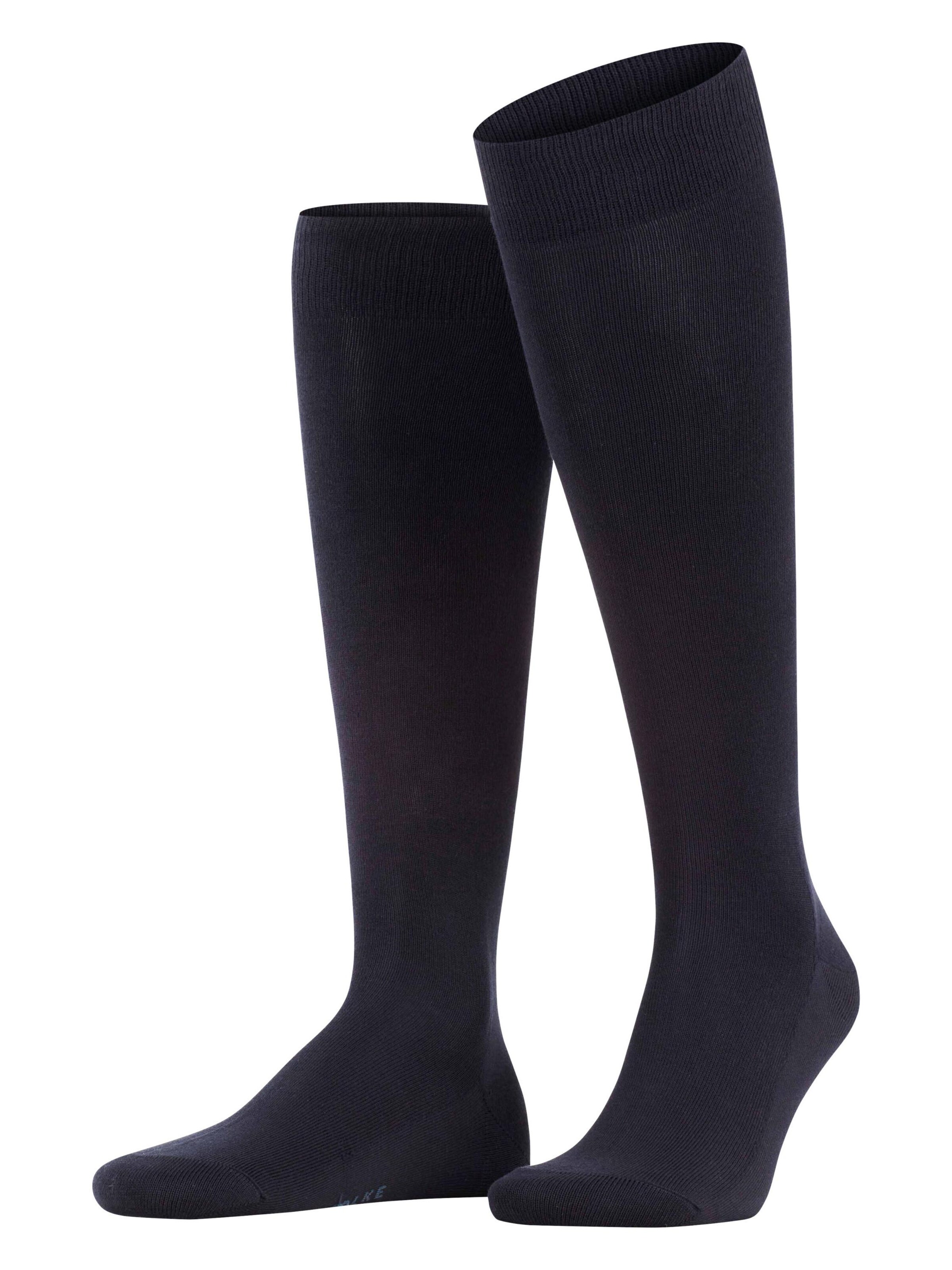 FALKE Knee High Socks 'Family' in Blue: front