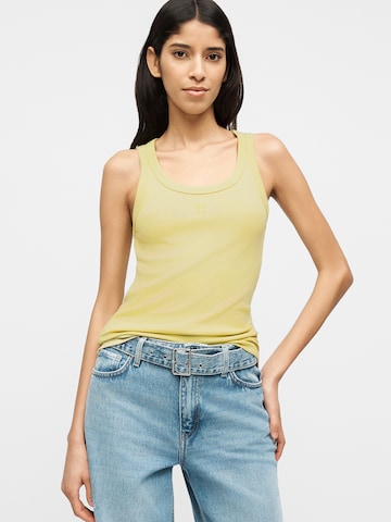 HUGO Top 'Datamia' in Yellow