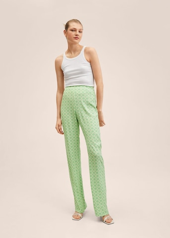 MANGO Regular Broek in Groen