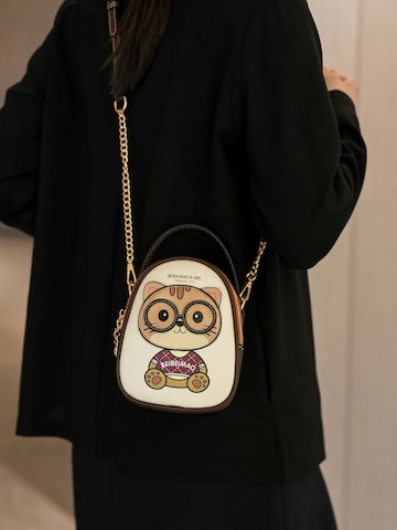 Tomshop24-7 Crossbody Bag 'Katze-Beibaobao' in Brown: front