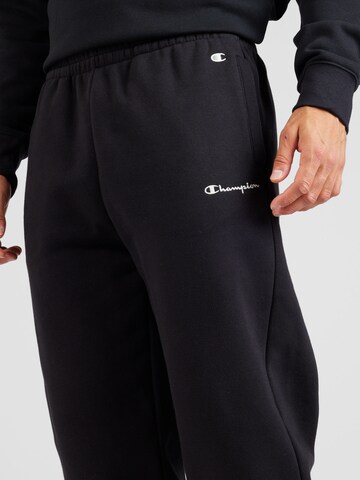 Champion Authentic Athletic Apparel Дънки Tapered Leg Панталон в черно