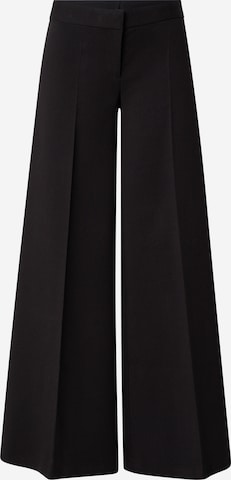 WEEKDAY Широкий Плиссированные брюки 'Dione' в Черный: спереди