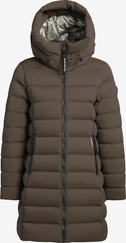 Manteau d’hiver 'Nekar2 ' khujo en marron : devant