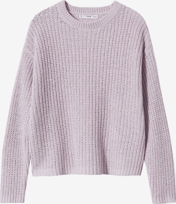 MANGO Sweater 'Arandano' in Purple: front