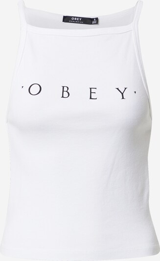 Obey Top 'NOVEL' in Black / Off white, Item view