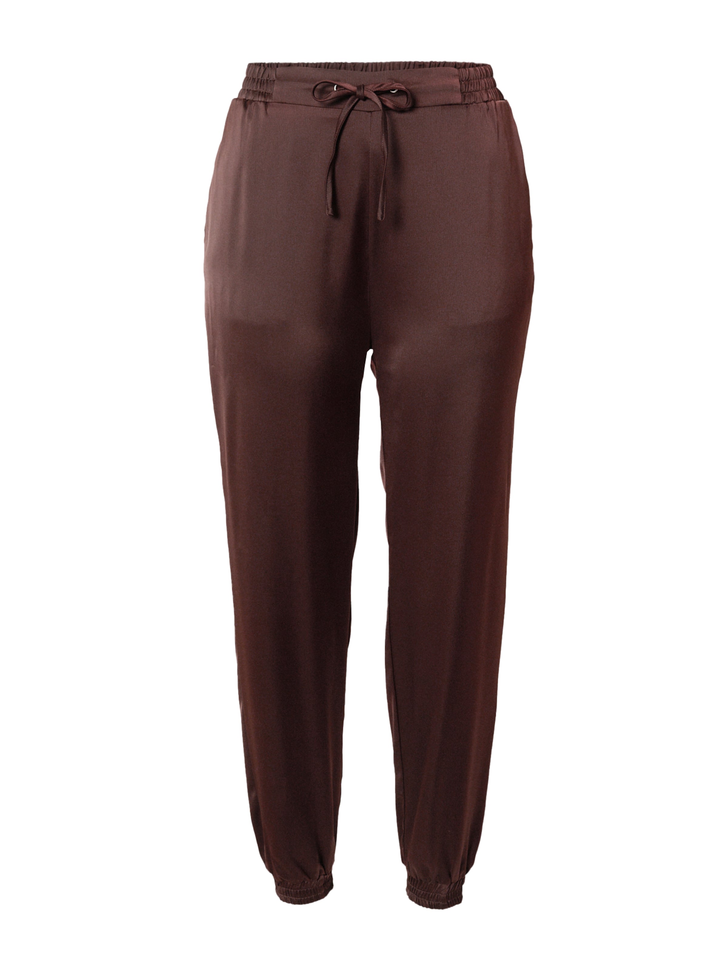 ABOUT YOU - Tapered Calças 'Ramona' em castanho: frente