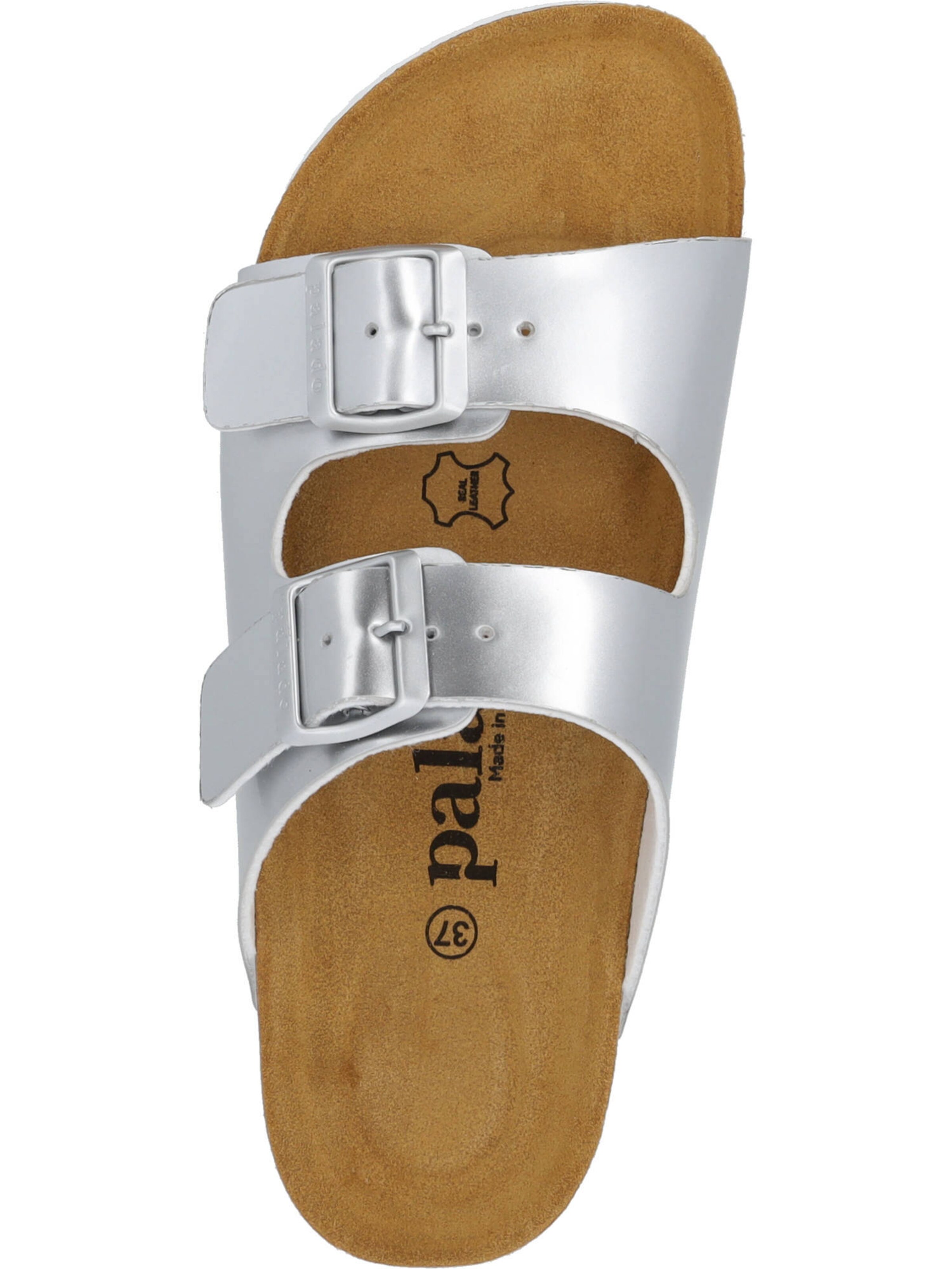 Palado Mule 'Korfu PL Lack' in Silver