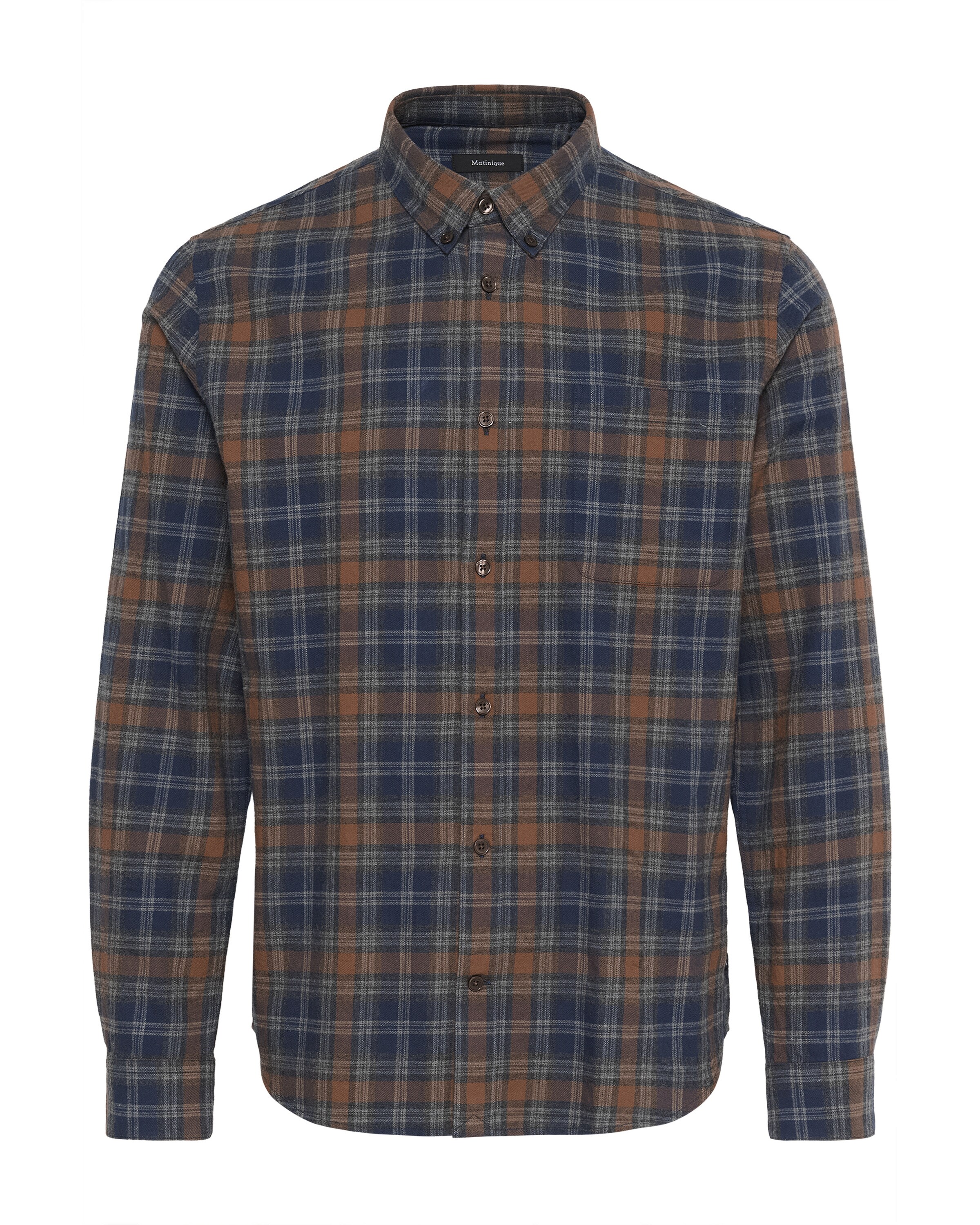 Matinique Regular Fit Skjorte 'MAtrostol BD ' i blandingsfarvet: forside