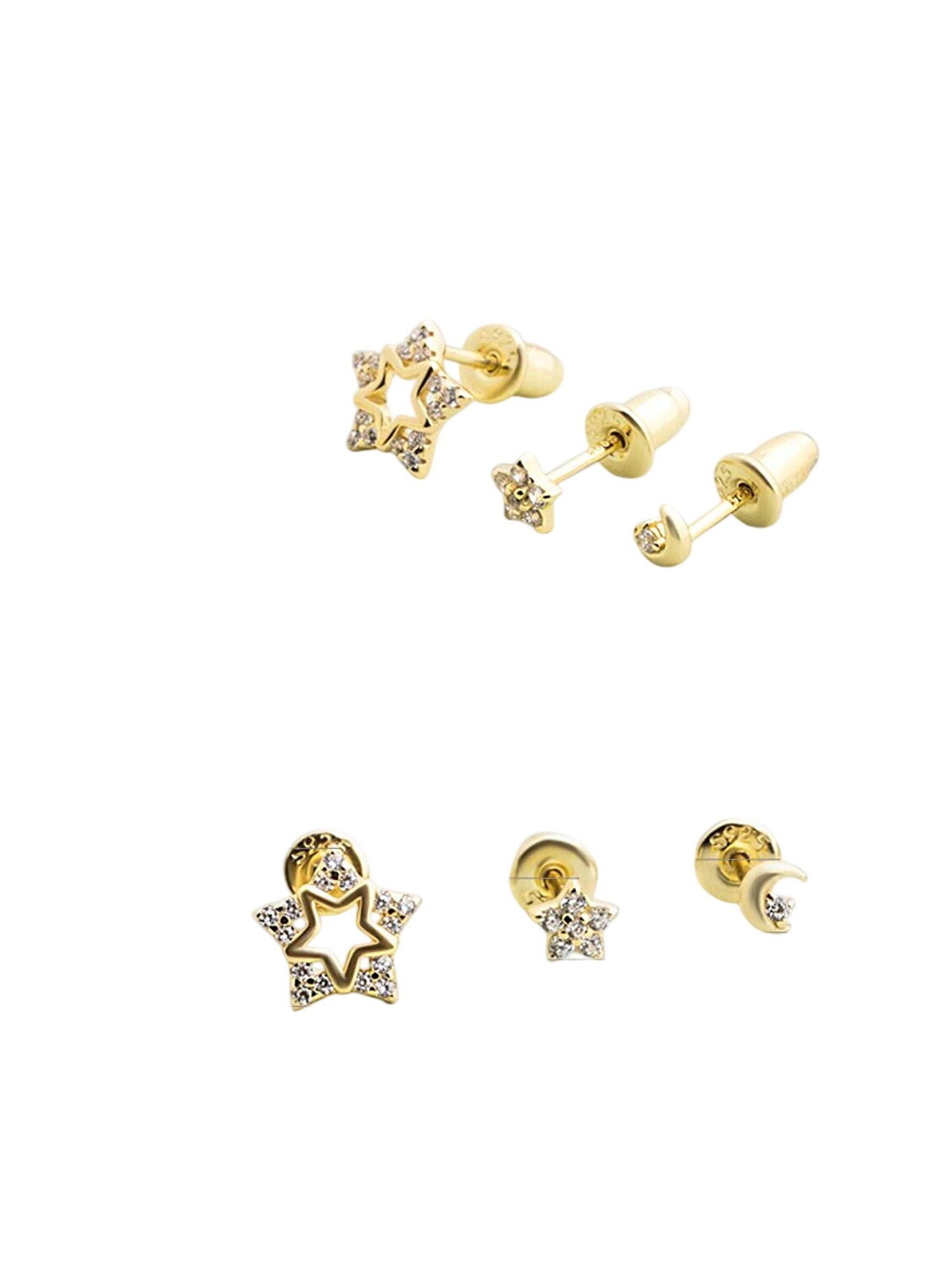 So Chic Earrings in Gold: front