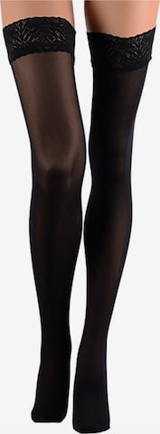 Sokisahtel - Calcetines 'FIONA 60 DEN hold-ups' en negro: frente