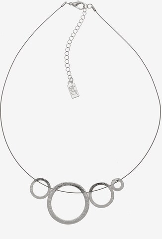 Leslii Necklace in Silver: front