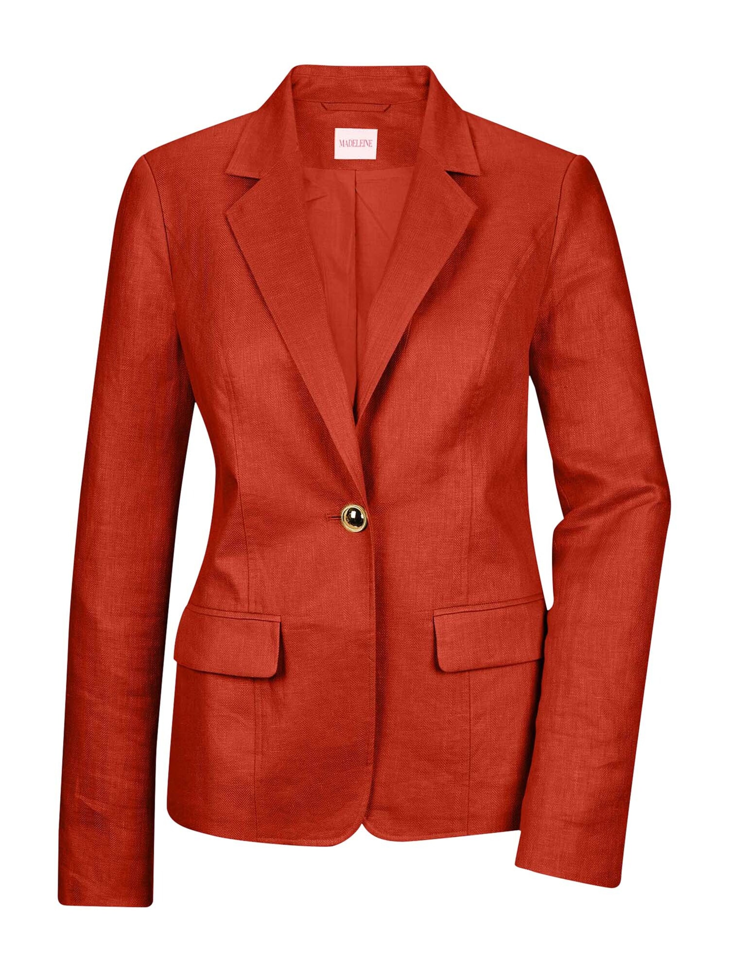 Blazer MADELEINE en orange : devant