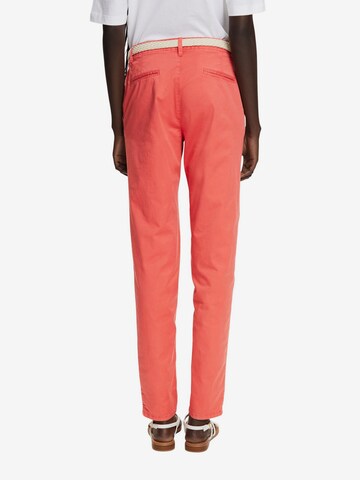 ESPRIT Regular Chino Pants in Orange