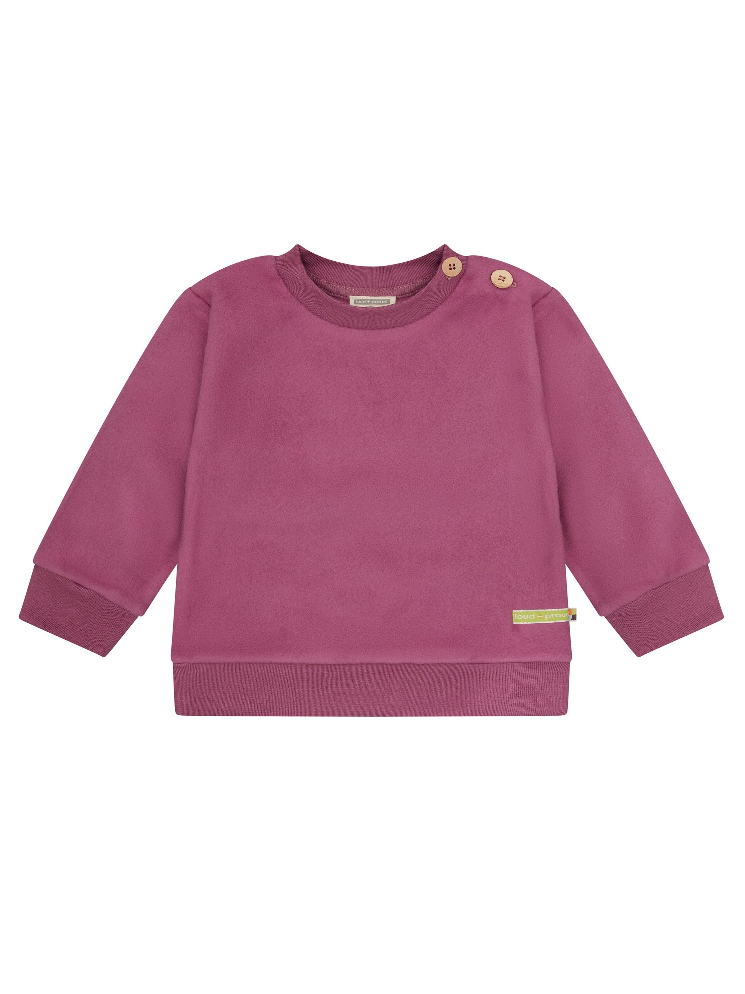 loud + proud Pullover‌‌ in Lila: Vorderseite