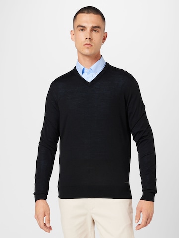bugatti Sweater in Black: front
