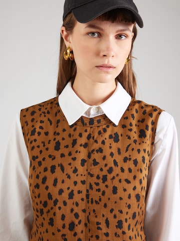 ARMEDANGELS Kleid 'EMALANAA LEOPAA' in Beige