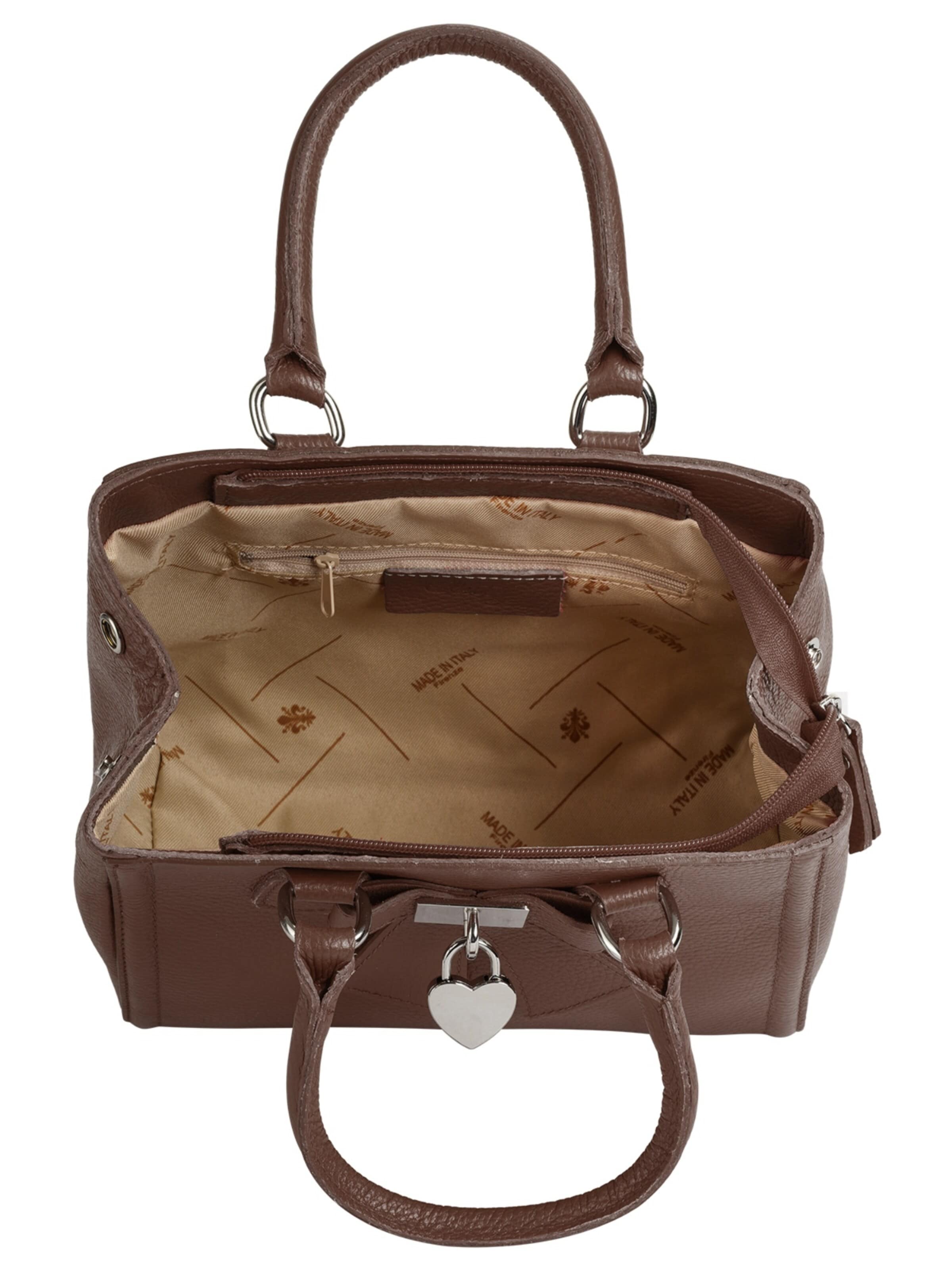 Cluty - Bolso de mano 'SOLCUORE' en marrón