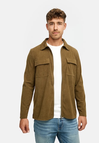 INDICODE JEANS Regular fit Tussenjas 'Nemoto' in Groen: voorkant