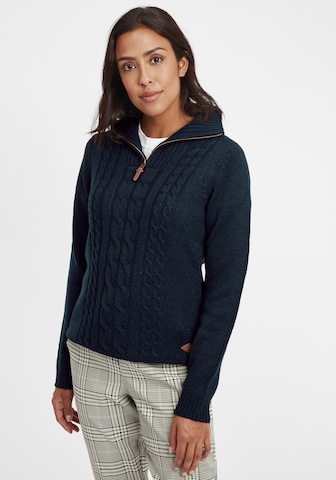 Oxmo Sweater 'Carry' in Blue: front