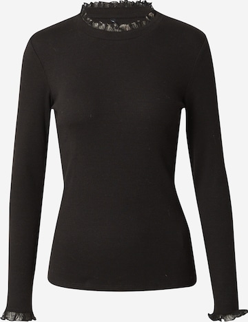 melns ONLY T-Krekls 'LESLIE': no priekšpuses
