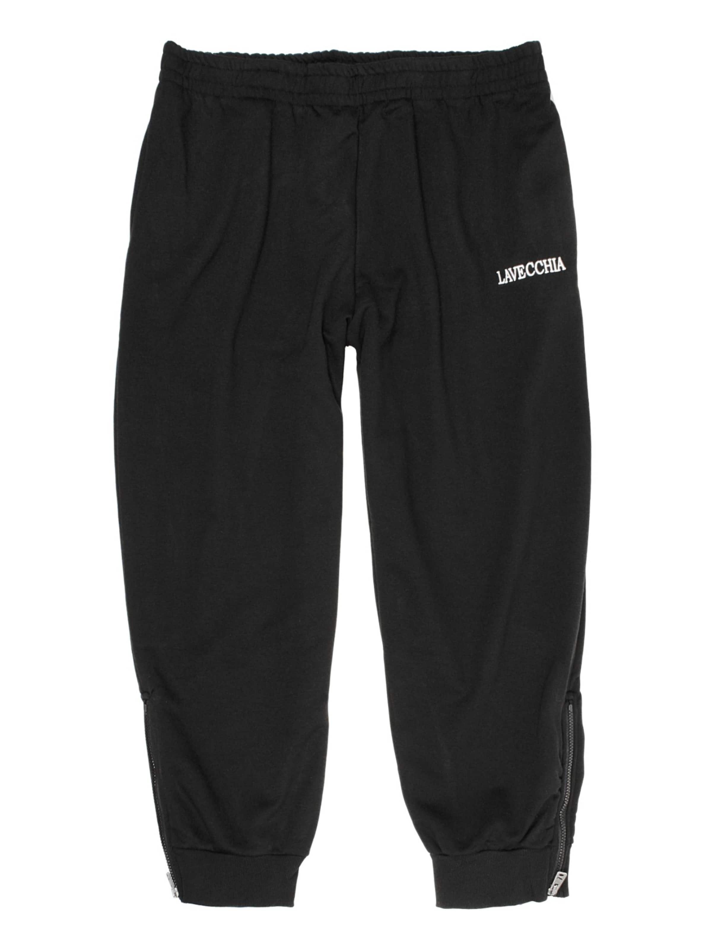 Lavecchia Tapered Hose 'LV-2018' in Schwarz: Vorderseite