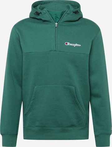 Felpa di Champion Authentic Athletic Apparel in verde: frontale