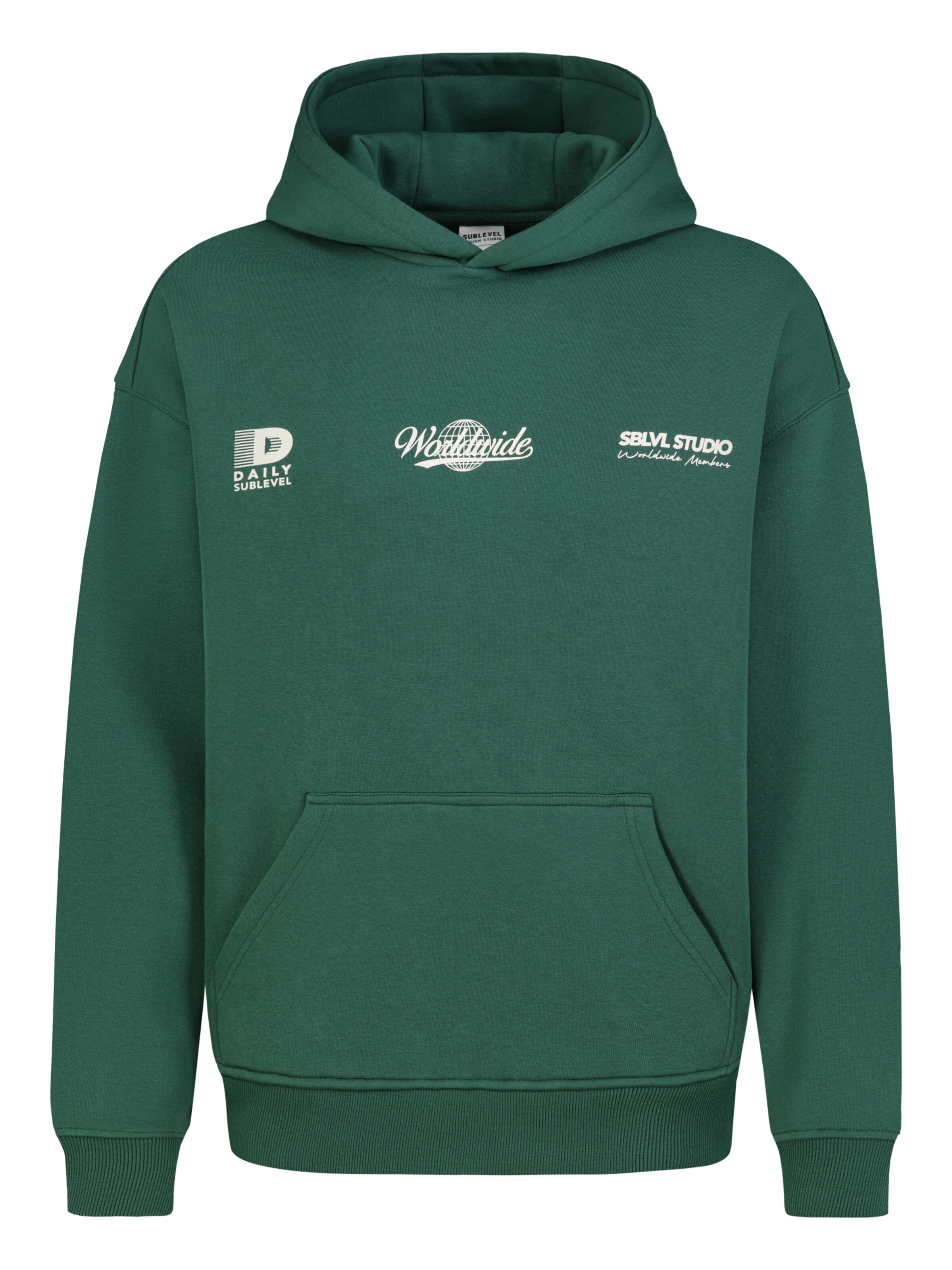 Sublevel Sweatshirt in Grün: Vorderseite