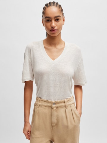 BOSS Shirt in Weiß: Vorderseite