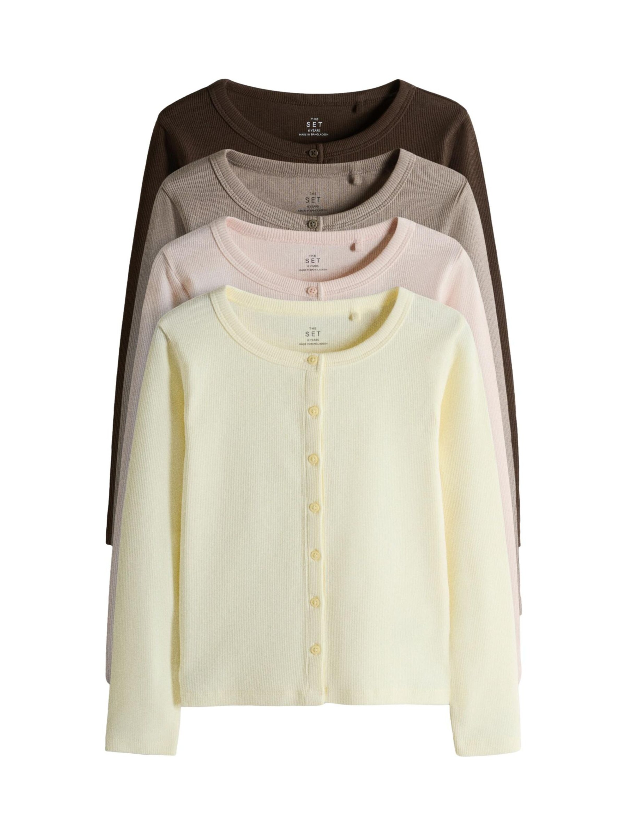 Cardigan The Set en marron : devant