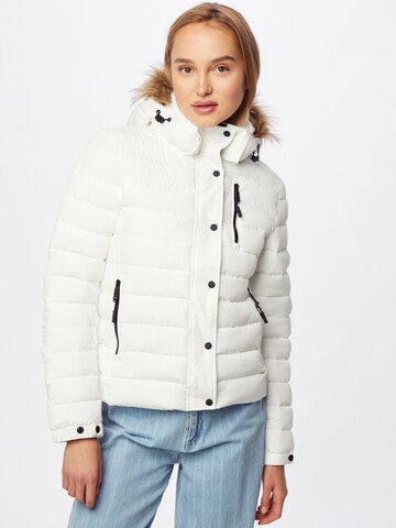 Superdry Зимняя куртка в Белый: спереди