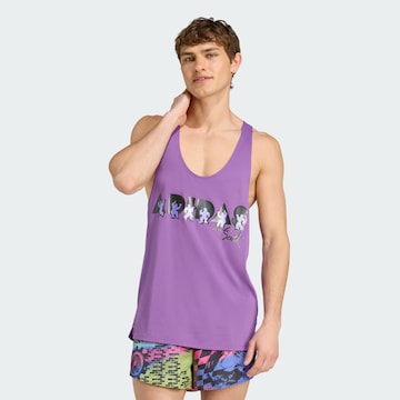 ADIDAS PERFORMANCE Функциональная футболка 'Adidas x Jeremy Scott' в Лиловый: спереди