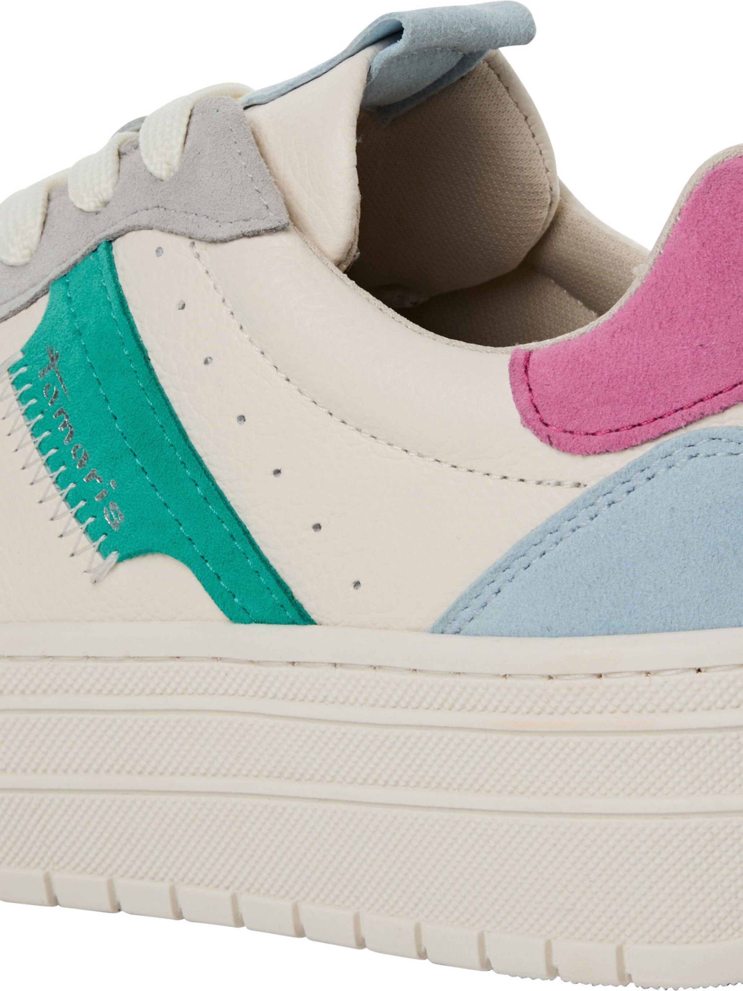 Baskets basses Tamaris en mélange de couleurs