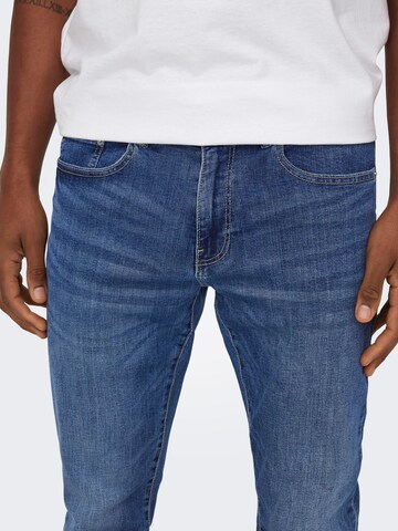 Only & Sons Regular Jeans 'Weft' in Blau