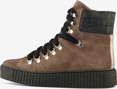 Shoe The Bear Schnürstiefel ' STB-AGDA S ' in creme / braun / schwarz, Produktansicht