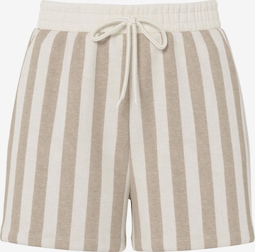 PIECES Shorts 'PCChilli' in Braun: Vorderseite