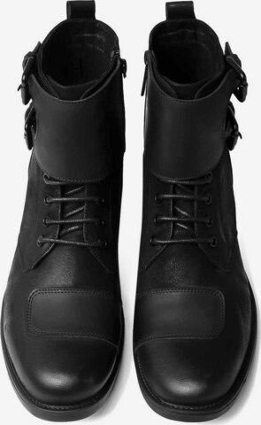 Bottines à lacets Kazar en noir