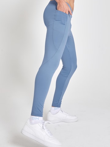 SPORTKIND - Slimfit Pantalón deportivo 'Long Running Tights' en gris