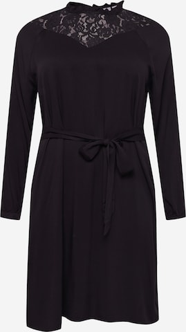 Robe-chemise 'Visuvita' EVOKED en noir : devant