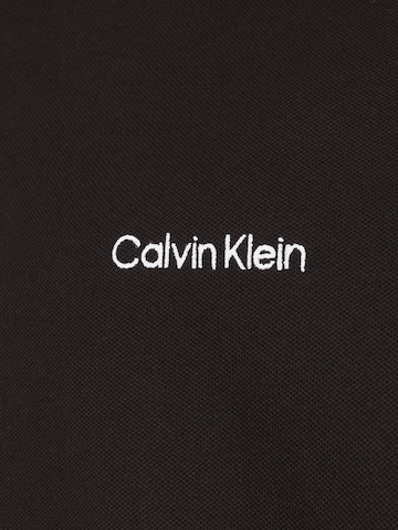 Calvin Klein Big & Tall Shirt 'MAO' in Zwart