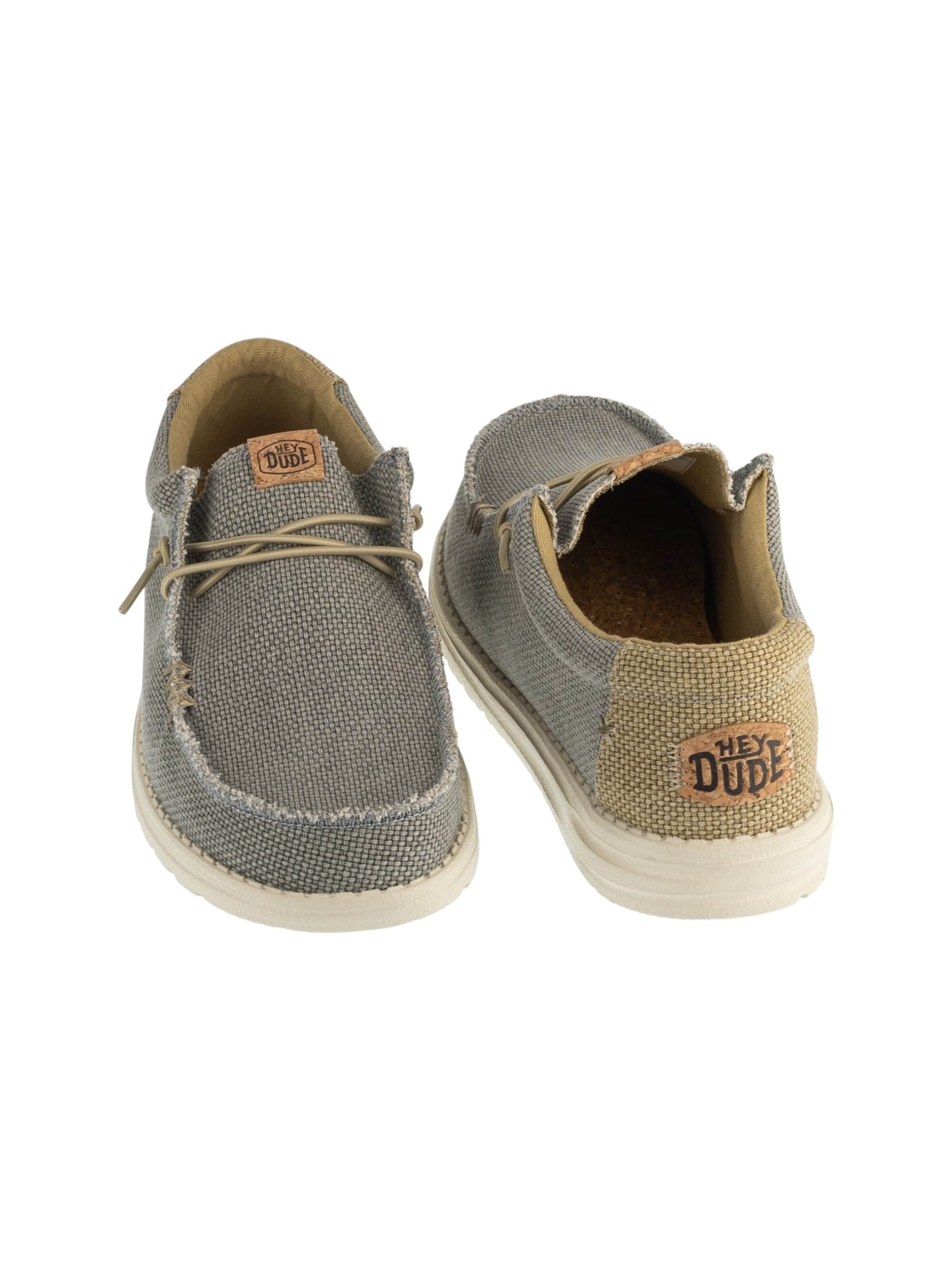 HEY DUDE Moccasin 'Hey Dude Wally Braided' in Grey