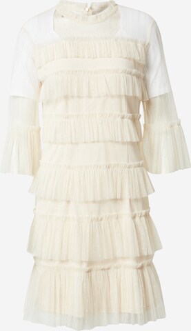 VILA Φόρεμα κοκτέιλ 'SELMA' σε λευκό: μπροστά