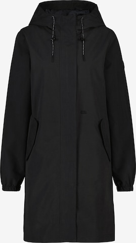Alife and Kickin Between-seasons parka in Black: front