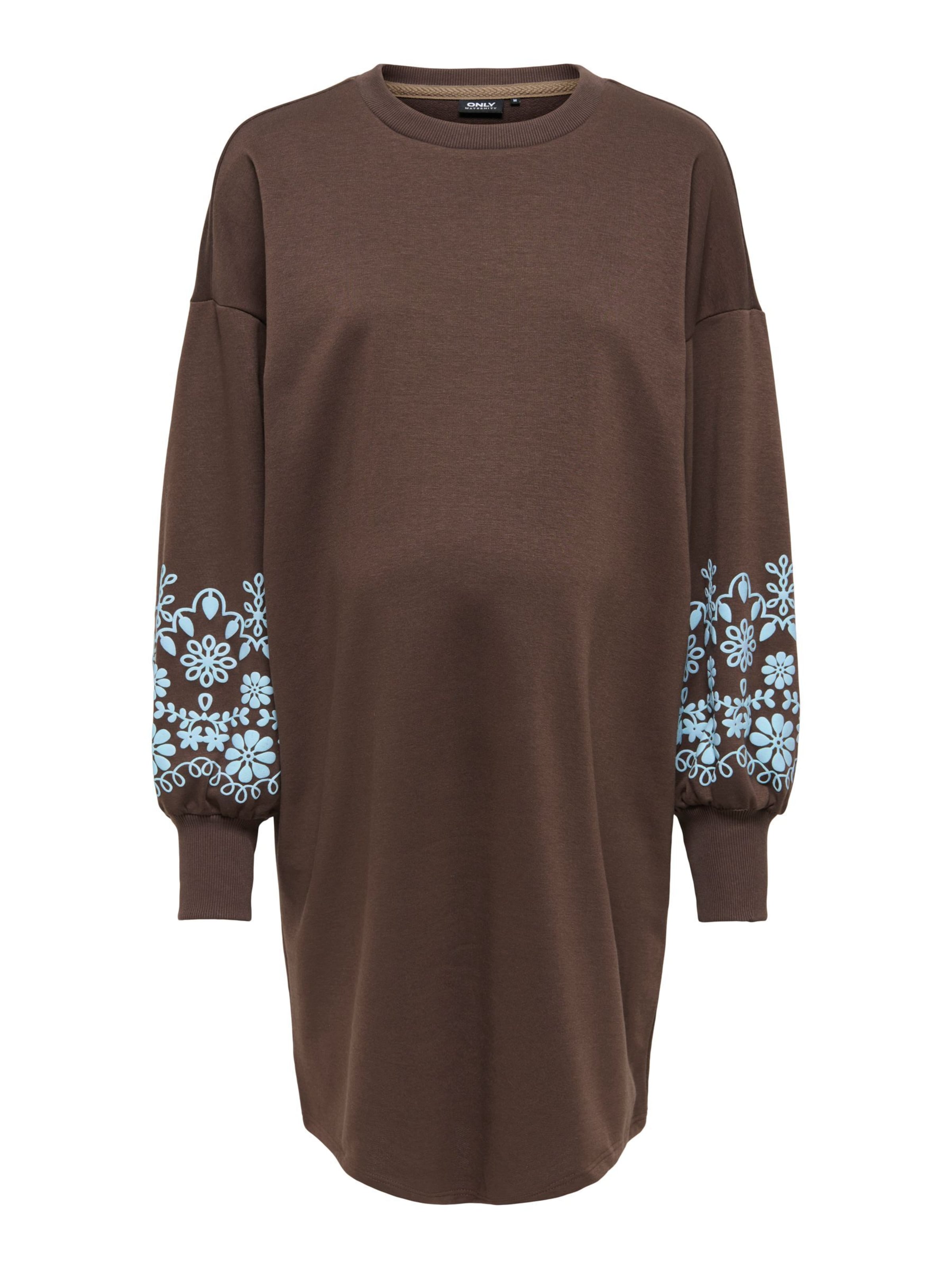 Only Maternity - Vestido 'OLMBrooke' en marrón: frente