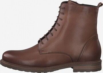 TAMARIS Lace-Up Ankle Boots in Brown