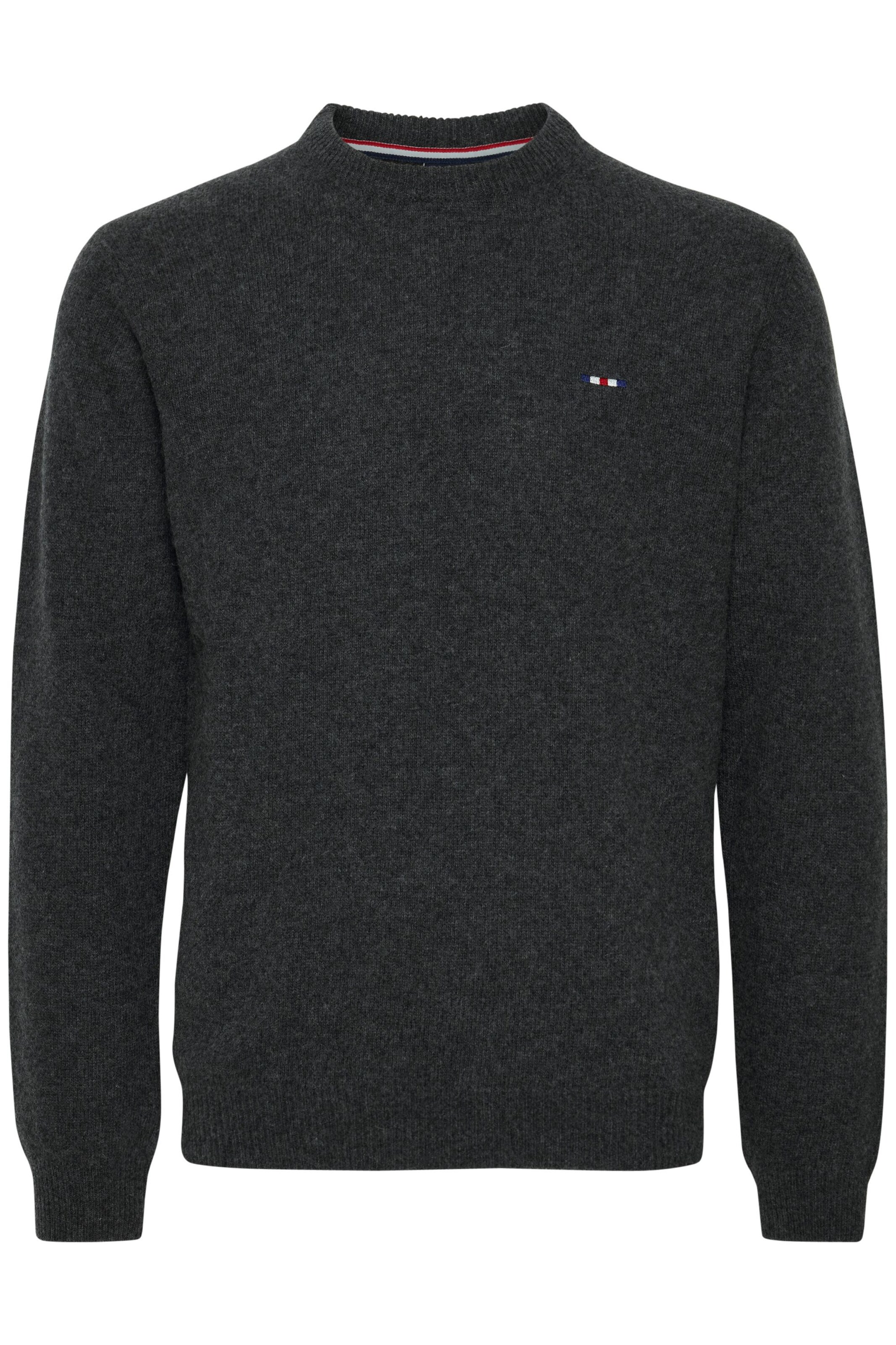 FQ1924 Pullover 'Kyle' in Grau: Vorderseite