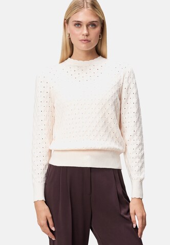 Pull-over zero en blanc : devant